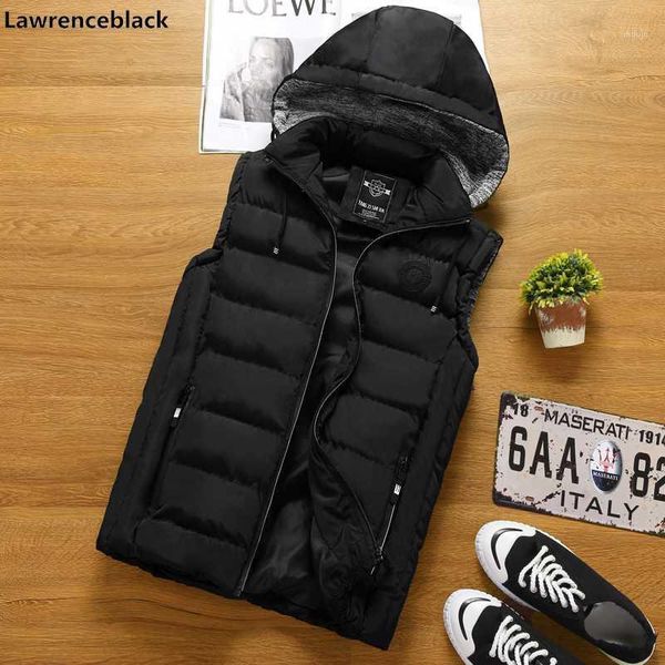 casual vest men hat hooded warm autumn winter jackets thick vests man sleeveless coats male cotton-padded waistcoat men 65331, Black;white
casual vest men hat hooded warm autumn winter jackets thick vests man sleeveless coats male cotton-padded waistcoat men 65331, Black;white