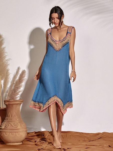 color block cover up 20w2#, White;black 
color block cover up 20w2#, White;black