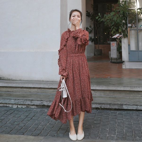 2021 new female chiffon dressspring spring new carmesin fashion high-waist irregular flounces hem women's floral 9q gtuf, Black;gray
2021 new female chiffon dressspring spring new carmesin fashion high-waist irregular flounces hem women's floral 9q gtuf, Black;gray