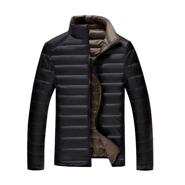 Men's duck feather et, warm coat, slim, winter, 5XL, 6xl, 7XL, 90%, Black 
Men's duck feather et, warm coat, slim, winter, 5XL, 6xl, 7XL, 90%, Black