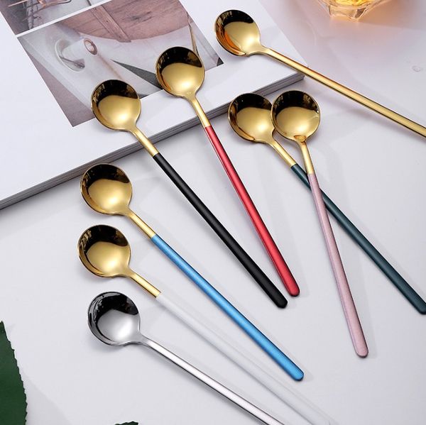 stainless steel colorful spoon metal round head spoons ice cream spoon watermelon scoop 17cm pink red blue silver
stainless steel colorful spoon metal round head spoons ice cream spoon watermelon scoop 17cm pink red blue silver