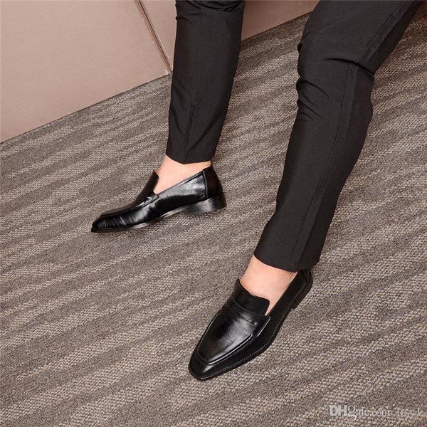 20 formal shoes leather men dress shoes wedding fashion brand luxury men's business casual classic gentleman shoes man walker peak 33, Black
20 formal shoes leather men dress shoes wedding fashion brand luxury men's business casual classic gentleman shoes man walker peak 33, Black