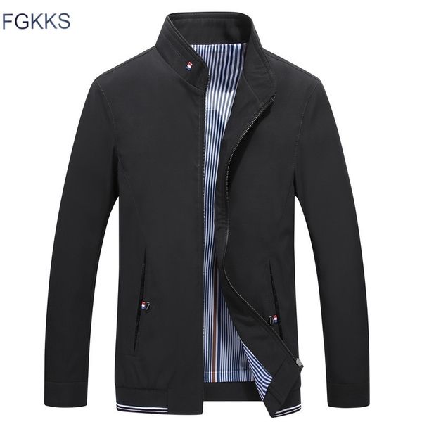 fgkks men brand business casual jackets men's solid color jackets autumn winter new male england thin jacket coats 201123, Black;brown
fgkks men brand business casual jackets men's solid color jackets autumn winter new male england thin jacket coats 201123, Black;brown