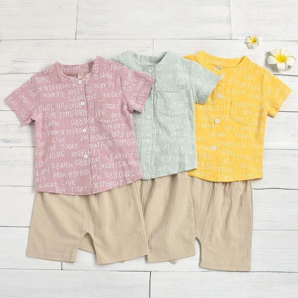 summer baby sets elemental alphabet printing short-sleeved single-breasted shirt +solid shorts, White
summer baby sets elemental alphabet printing short-sleeved single-breasted shirt +solid shorts, White