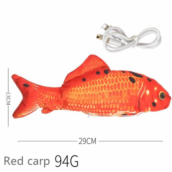 30cm pet cat toy electric usb charging simulation dancing moving floppy fish cats toy for pet toys interactive dog dropshipping
30cm pet cat toy electric usb charging simulation dancing moving floppy fish cats toy for pet toys interactive dog dropshipping