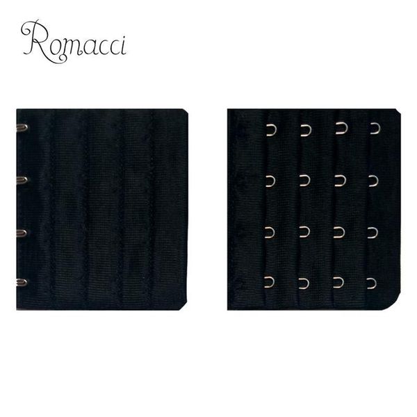women's g-strings romacci 2021 women basic bra extender 4 hook rows adjustable extension strap adapter converter underwear, Black;white 
women's g-strings romacci 2021 women basic bra extender 4 hook rows adjustable extension strap adapter converter underwear, Black;white