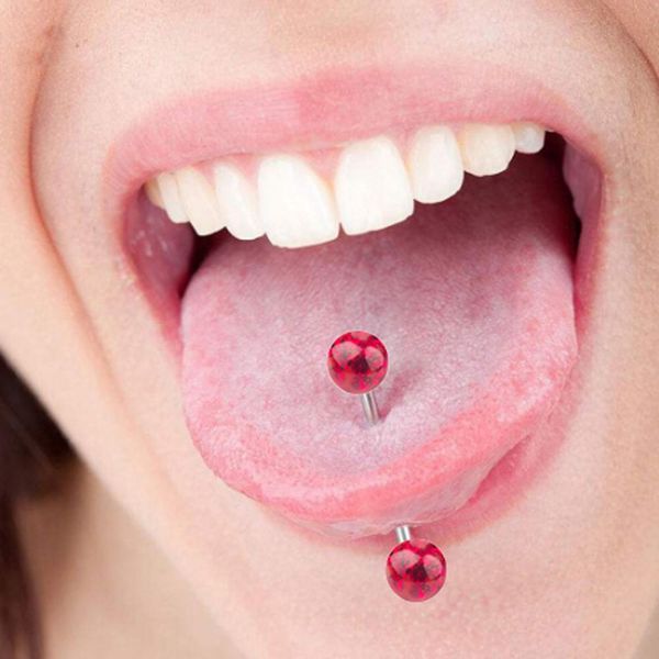 1pc steel/titanium tongue ring piercing epoxy crystal ferido ball straight barbell ring tongue barbell ring piercing jewelry14g q jllqyn, Silver
1pc steel/titanium tongue ring piercing epoxy crystal ferido ball straight barbell ring tongue barbell ring piercing jewelry14g q jllqyn, Silver