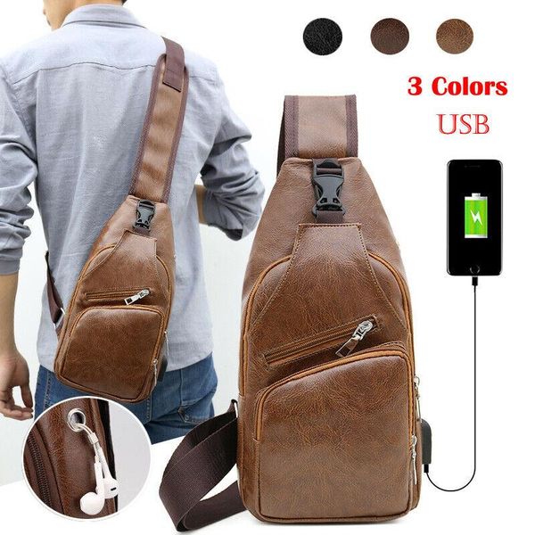waist bags men's sling bag pu leather pack chest usb charging shoulder crossbody backpack biker satchel /by
waist bags men's sling bag pu leather pack chest usb charging shoulder crossbody backpack biker satchel /by