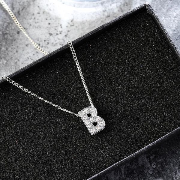 letter pendant necklace stainless steel necklace jewelry accessories zircon chain women jewelry friendship1, Silver
letter pendant necklace stainless steel necklace jewelry accessories zircon chain women jewelry friendship1, Silver