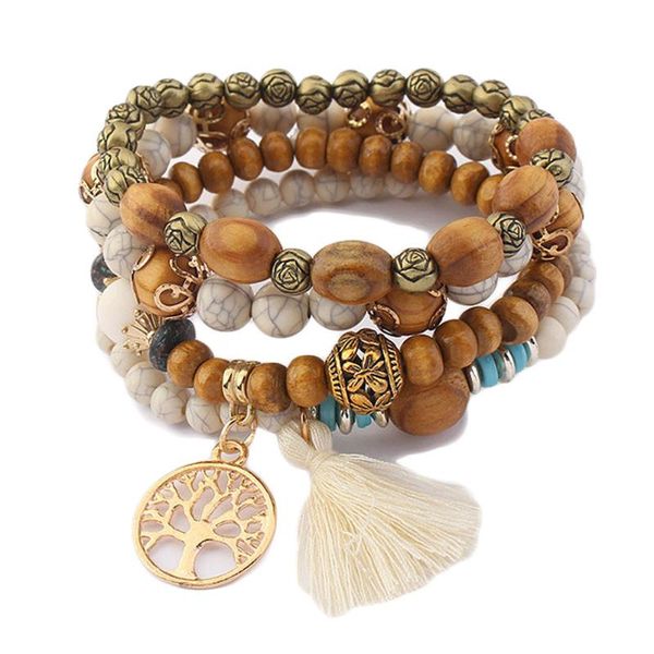 wood bead bohemia elastic charms bracelets & bangles wooden beads bracelet multilayers pulseras women, Black
wood bead bohemia elastic charms bracelets & bangles wooden beads bracelet multilayers pulseras women, Black