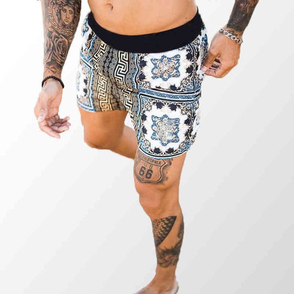 Men's Shorts Swim Trunk Short Print high quality man shorts vintage printing trousers stretch band pantalones 0GMK, White;black
Men's Shorts Swim Trunk Short Print high quality man shorts vintage printing trousers stretch band pantalones 0GMK, White;black