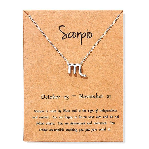 vintage scorpio aries virgo message card jewelry 12 constellation pendant necklace necklaces for women birthday gift, Silver
vintage scorpio aries virgo message card jewelry 12 constellation pendant necklace necklaces for women birthday gift, Silver
