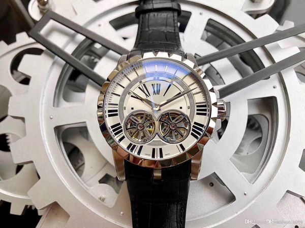 luxury watch excalibur 46mmrddbex0280 dial built-in automatic manual winding double tourbillon men's wrist skin watch movement watches, Slivery;brown
luxury watch excalibur 46mmrddbex0280 dial built-in automatic manual winding double tourbillon men's wrist skin watch movement watches, Slivery;brown