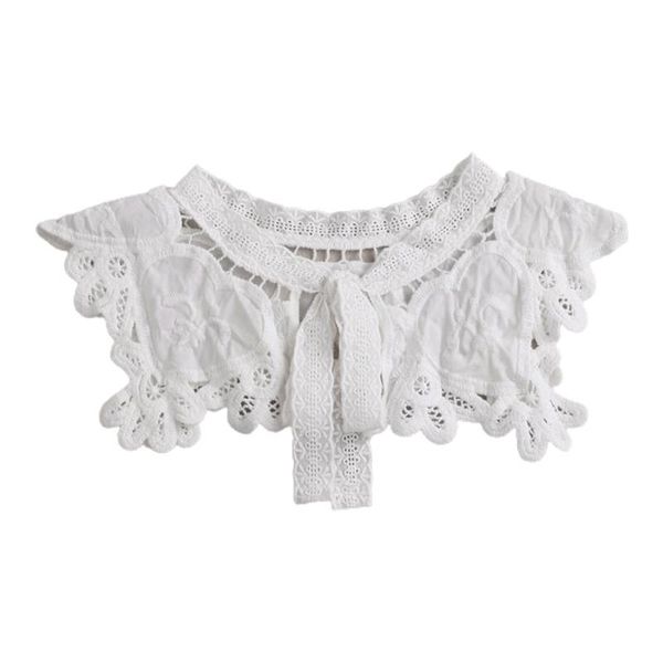 neck ties women hollow heart lace false collar lolita bowknot detachable necklace shawl lx9e, Blue;purple
neck ties women hollow heart lace false collar lolita bowknot detachable necklace shawl lx9e, Blue;purple