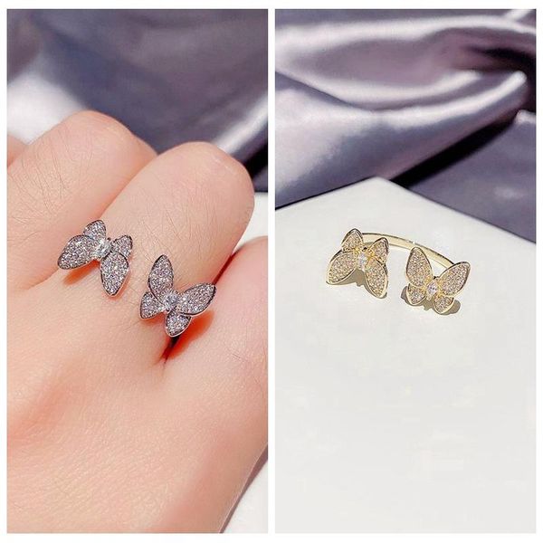 cluster rings migga micro paved cubic zirconia butterfly ring for women gold color opening bague party jewelry, Golden;silver
cluster rings migga micro paved cubic zirconia butterfly ring for women gold color opening bague party jewelry, Golden;silver