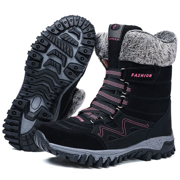 brand new fashion suede leather women snow boots winter warm plush women's boots waterproof ankle boots flat shoes 36-42 201124, Black
brand new fashion suede leather women snow boots winter warm plush women's boots waterproof ankle boots flat shoes 36-42 201124, Black