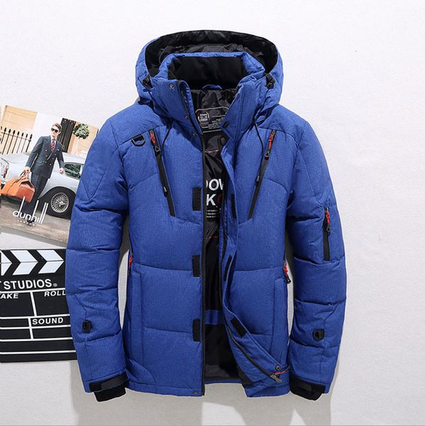 90% white duck thick down jacket men coat snow parkas male warm brand clothing winter down jacket outerwear, Black;brown