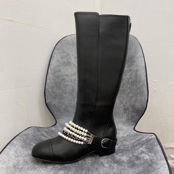 shoes women winter knee high string bead women boots genuine leather round toe zip low heels boots zapatos de mujer1, Black
shoes women winter knee high string bead women boots genuine leather round toe zip low heels boots zapatos de mujer1, Black