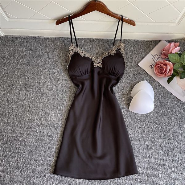 loose sleepdress women lace sleepwear spaghetti strap nightdress satin nightwear v-neck nightgown kimono robe gown, Black;red
loose sleepdress women lace sleepwear spaghetti strap nightdress satin nightwear v-neck nightgown kimono robe gown, Black;red