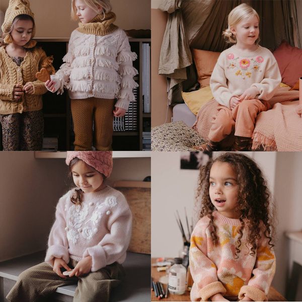 new autumn winter l& brand kids sweaters for girls flower knit sweaters baby child cotton warm outwear pullover clothes 201109, Blue
new autumn winter l& brand kids sweaters for girls flower knit sweaters baby child cotton warm outwear pullover clothes 201109, Blue