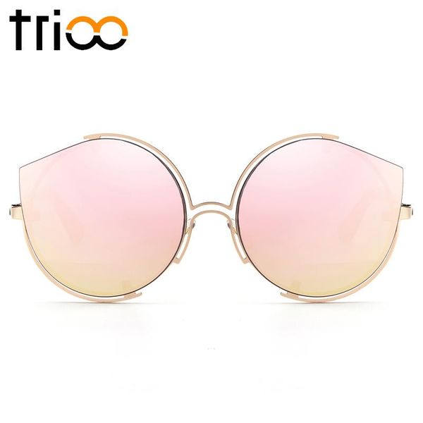 sunglasses trioo pink mirror women special cat eye sun glasses for rimless trending color lens shades oculos, White;black
sunglasses trioo pink mirror women special cat eye sun glasses for rimless trending color lens shades oculos, White;black