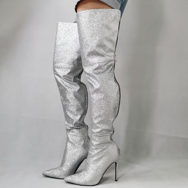 2020 heel royal high leather p sliver glitter long latex female boot raining boots fine shoes by woman more size47 3a4f, Black
2020 heel royal high leather p sliver glitter long latex female boot raining boots fine shoes by woman more size47 3a4f, Black