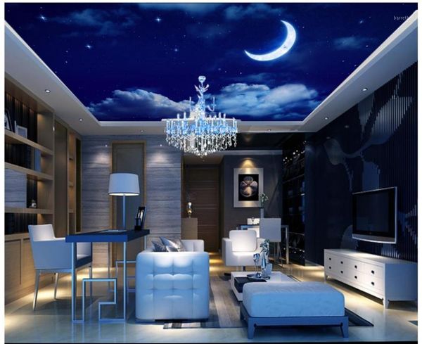 3d p wallpaper custom 3d ceiling murals wallpaper fantasy night sky star moon living room ceiling frescoes decor1
3d p wallpaper custom 3d ceiling murals wallpaper fantasy night sky star moon living room ceiling frescoes decor1