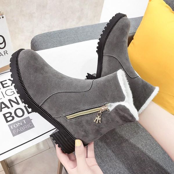boots ms. 2021 thick with velvet snow wild round head solid color matte non-slip women women1, Black
boots ms. 2021 thick with velvet snow wild round head solid color matte non-slip women women1, Black
