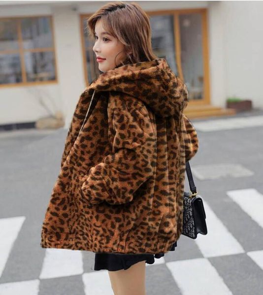 women's fur & faux 2021 jacket hooded casual korean style plush loose fashion baseball uniform mink, Black
women's fur & faux 2021 jacket hooded casual korean style plush loose fashion baseball uniform mink, Black