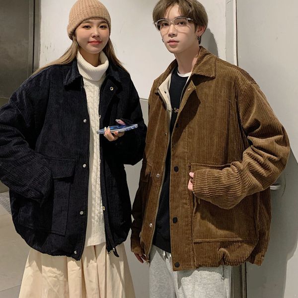 2021 male autumn thin new winter solid-colored couples plus jacket young men's clothes 6rfo, Black;brown
2021 male autumn thin new winter solid-colored couples plus jacket young men's clothes 6rfo, Black;brown