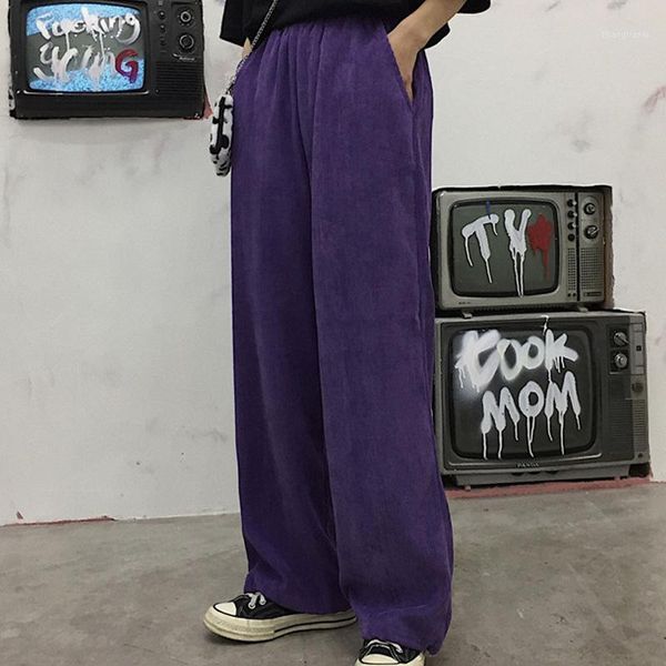 fashion high waist corduroy wide leg pants tie feet female vintage purple straight drawstring belt women casual harajuku bottoms1, Black;white
fashion high waist corduroy wide leg pants tie feet female vintage purple straight drawstring belt women casual harajuku bottoms1, Black;white