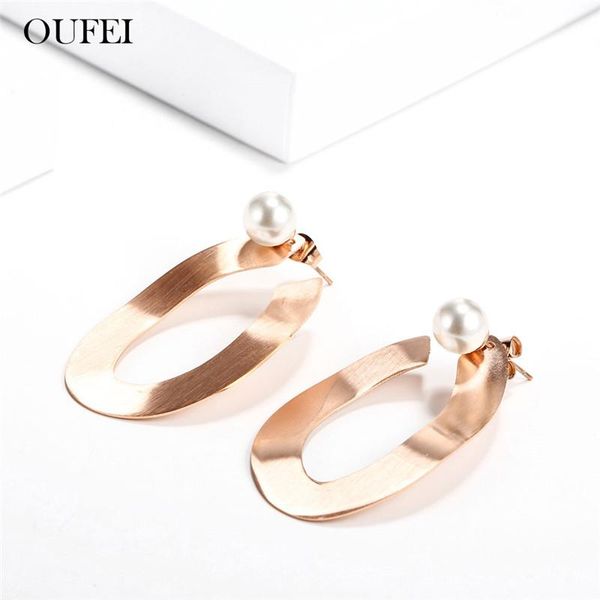 stud oufei stainless steel jewelry rose gold korean style women earrings for accessories offers with, Golden;silver
stud oufei stainless steel jewelry rose gold korean style women earrings for accessories offers with, Golden;silver