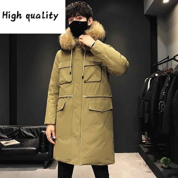 jacket down male long white duck down thickening coat winter warm clothes young han edition handsome coat, Black
jacket down male long white duck down thickening coat winter warm clothes young han edition handsome coat, Black