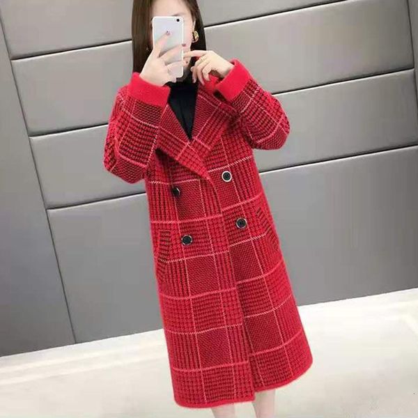 new women thin chess vison cashmere jacket fashion winter mid-winter ladies knit cardigan sweater outerwear r360 sdzm, White;black
new women thin chess vison cashmere jacket fashion winter mid-winter ladies knit cardigan sweater outerwear r360 sdzm, White;black
