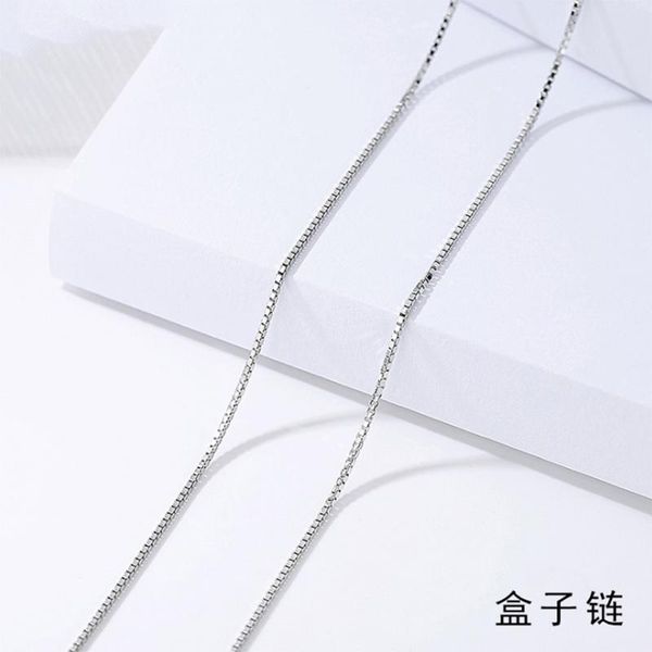 lo paulina 925 sterling silver classic box chain for woman 40cm/45cm 0.65/0.8mm chain necklace lpn002
lo paulina 925 sterling silver classic box chain for woman 40cm/45cm 0.65/0.8mm chain necklace lpn002