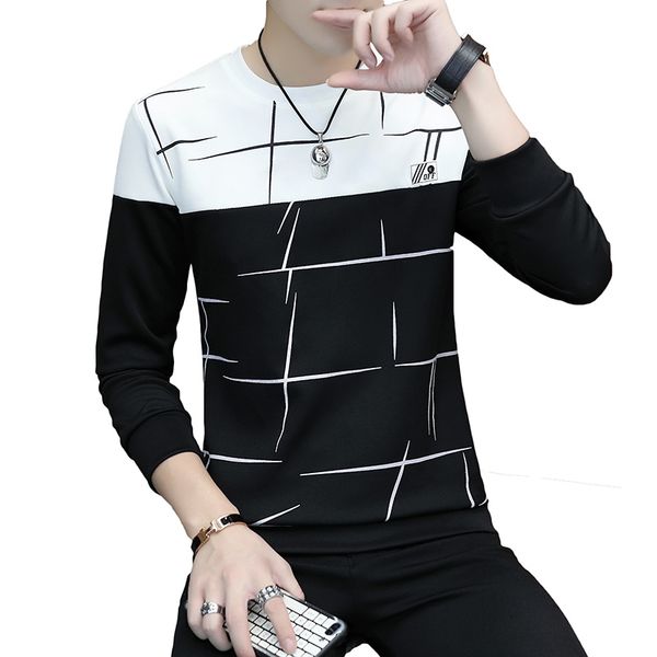 recommend listing fashion leisure korean version man lattice self-cultivation round neck long sleeve the kg-270, Black
recommend listing fashion leisure korean version man lattice self-cultivation round neck long sleeve the kg-270, Black