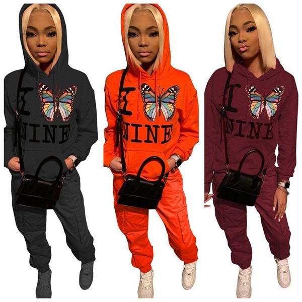 women two piece clothing sets jogging suits butterfly print sports tracksuit outfit hooded sweater pants ladies tracksuits sportwear g20103, Gray
women two piece clothing sets jogging suits butterfly print sports tracksuit outfit hooded sweater pants ladies tracksuits sportwear g20103, Gray
