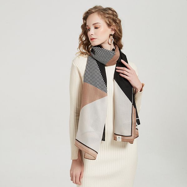 autumn 2020 new cotton and hemp women's wind scarves khaki black long scarf decorated with thin shawl, Blue;gray
autumn 2020 new cotton and hemp women's wind scarves khaki black long scarf decorated with thin shawl, Blue;gray