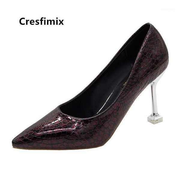 cresfimix women cute pointed toe wine red slip on high heel shoes ladies casual black pu leather heels zapato negro tacon e91011 
cresfimix women cute pointed toe wine red slip on high heel shoes ladies casual black pu leather heels zapato negro tacon e91011