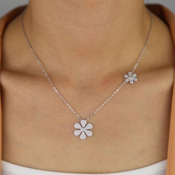 chains link chain charm delicate flowers necklace pendant bohemian choker paved mini cz flower women jewelry wholeslae, Silver
chains link chain charm delicate flowers necklace pendant bohemian choker paved mini cz flower women jewelry wholeslae, Silver