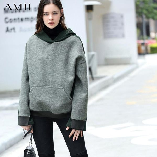 amii minimalist patchwork sweatshirt autumn women casual hooded loose female pullover hoodies 11870453, Black
amii minimalist patchwork sweatshirt autumn women casual hooded loose female pullover hoodies 11870453, Black