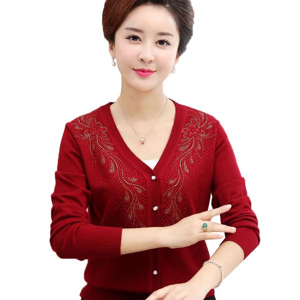 middle-aged and elderly women's knitted wool jacket autumn with long sleeve v-neck neck jumper mother mesh size r865 ndkc, White;black
middle-aged and elderly women's knitted wool jacket autumn with long sleeve v-neck neck jumper mother mesh size r865 ndkc, White;black