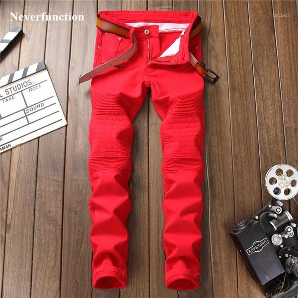 men streetwear elasticity slim pleated patchwork straight biker jeans multiple zipper hip hop casual motorcycle denim pants1, Blue
men streetwear elasticity slim pleated patchwork straight biker jeans multiple zipper hip hop casual motorcycle denim pants1, Blue