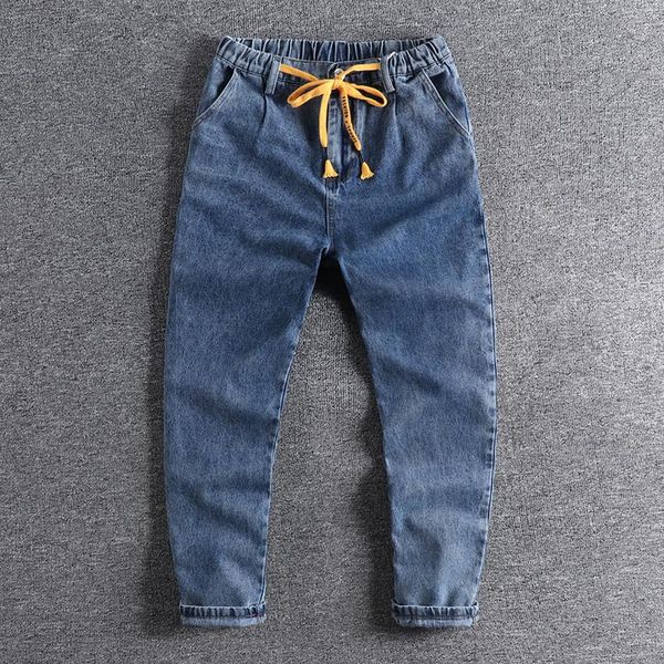 2020 light blue jeans men's european and american trend casual harlem tapered capris boy wear trouser 0774
2020 light blue jeans men's european and american trend casual harlem tapered capris boy wear trouser 0774