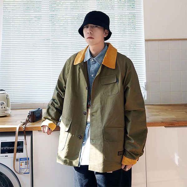 men's jackets autumn and winter youth loose men korean version of multi pocket tooling jacket fashion casual m-3xl, Black;brown
men's jackets autumn and winter youth loose men korean version of multi pocket tooling jacket fashion casual m-3xl, Black;brown