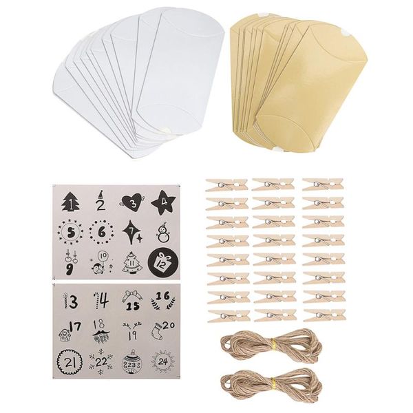 1 set christmas party diy candy pillow boxes kit kraft paper gift wrapping boxes
1 set christmas party diy candy pillow boxes kit kraft paper gift wrapping boxes