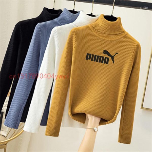 women knitted ribbed pullover sweater long sleeve turtleneck slim jumper 2021 autumn winter thick sweater soft pullovers1, White;black
women knitted ribbed pullover sweater long sleeve turtleneck slim jumper 2021 autumn winter thick sweater soft pullovers1, White;black