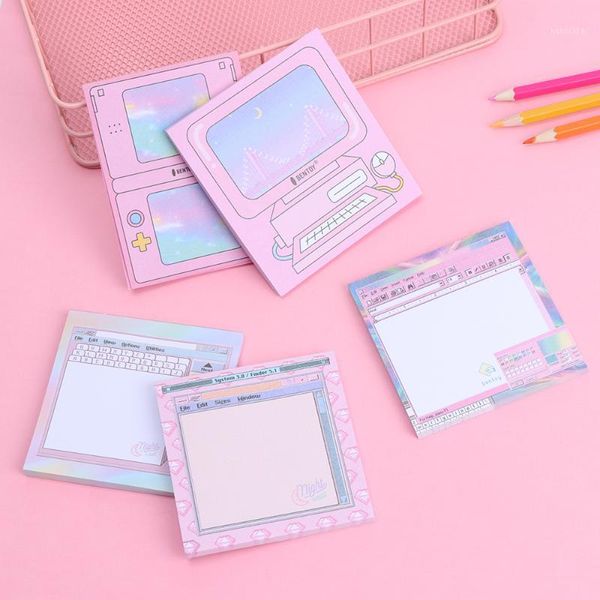 

new 1pc 50sheet computer game modeling memo pad n times sticky notes memo notepad bookmark planner stickers stationery1