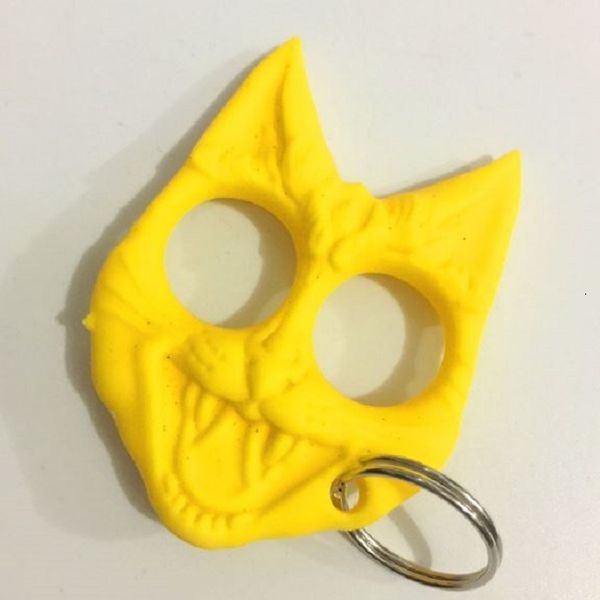 and 2020 new cat head key ring men women outdoor self defense tool mini finger tiger, Silver
and 2020 new cat head key ring men women outdoor self defense tool mini finger tiger, Silver