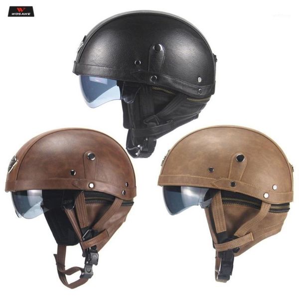 wosawe motorcycle helmet retro personality removable inner liner moto half-helmet summer open face motocross pu leather helmet1
wosawe motorcycle helmet retro personality removable inner liner moto half-helmet summer open face motocross pu leather helmet1